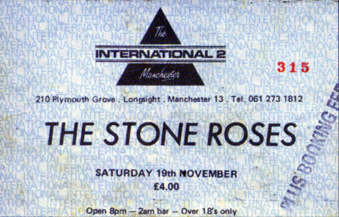 Manchester International 2 '88 | The Stone Roses fansite