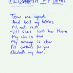 Elizabeth My Dear lyrics Elizabeth My Dear lyrics
